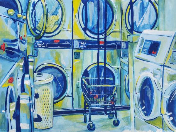 Laundromat 2022 Gouache