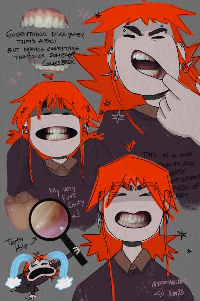Unsettling Smiles 2023 Mixed Digital