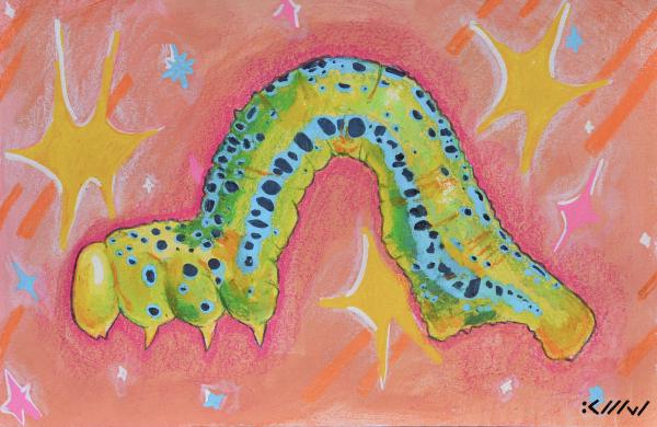 Inch Worm 2022 Mixed Media