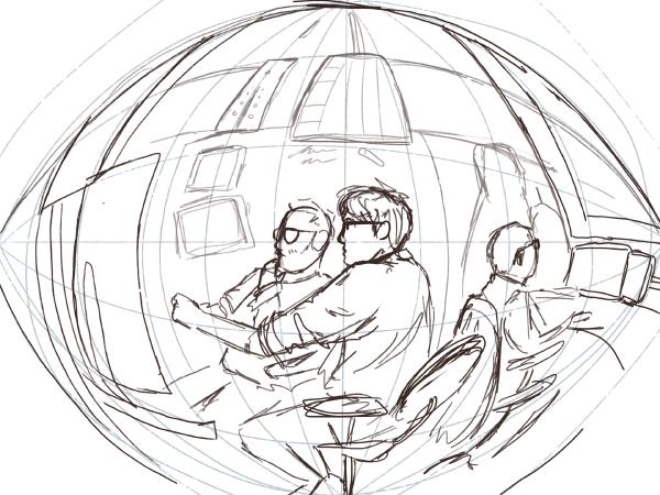Timed warm-up sketch