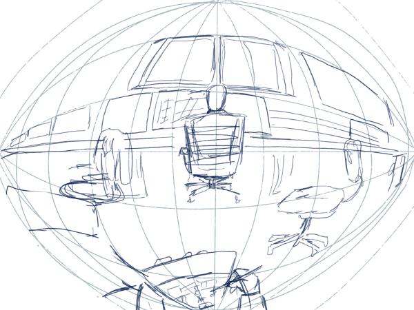 Timed warm-up sketch