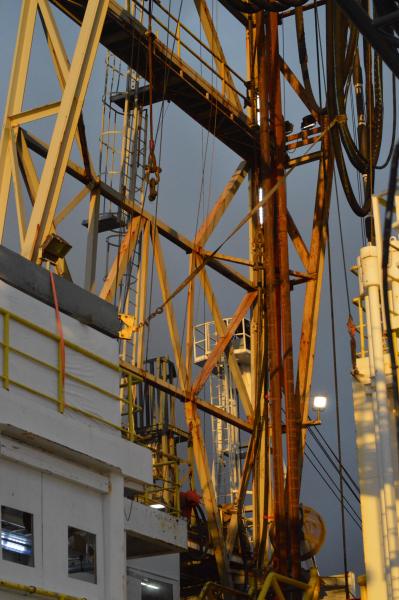 JOIDES Resolution drill rig