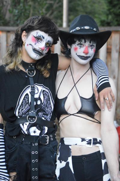 Felix and Kenny at the Clown House