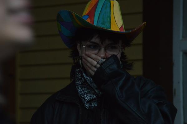 Shocked at the party
